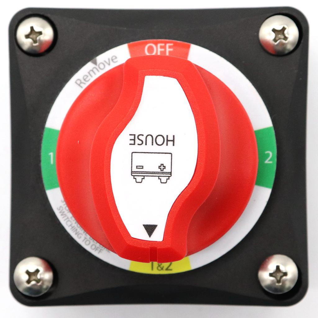 On Off Battery Kill Switch Boat Rv Boat Marine 200 Amp 4 Position w// Afd