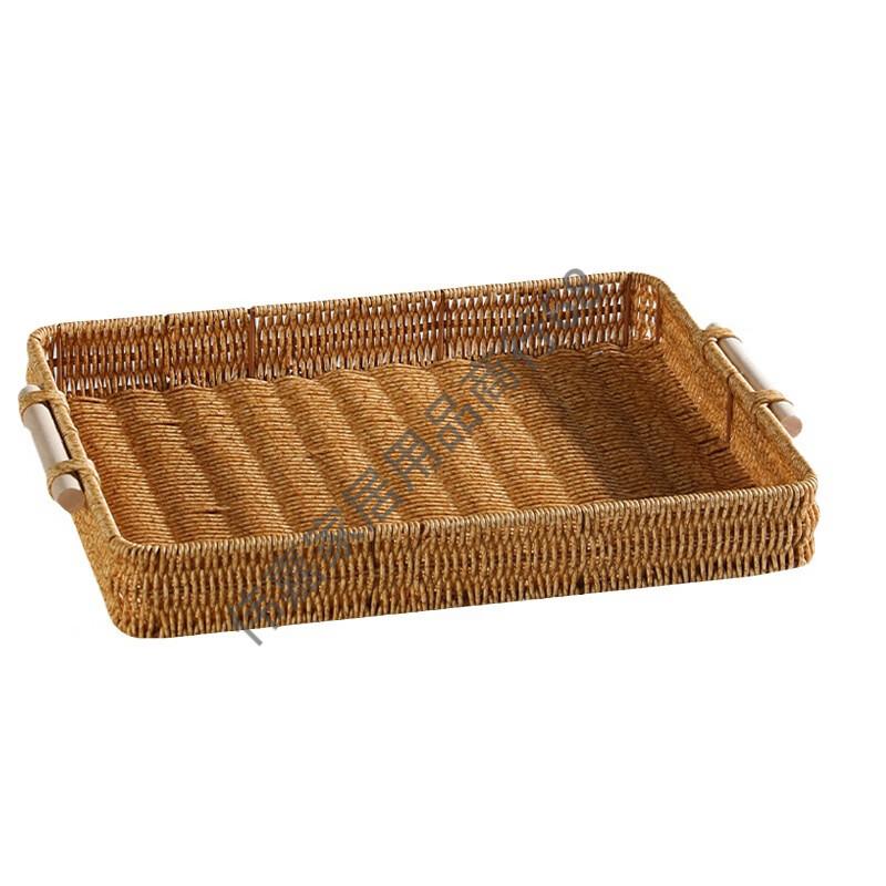 Handgeflochtener Aufbewahrungs- & Obstkorb im Rattan-Stil
