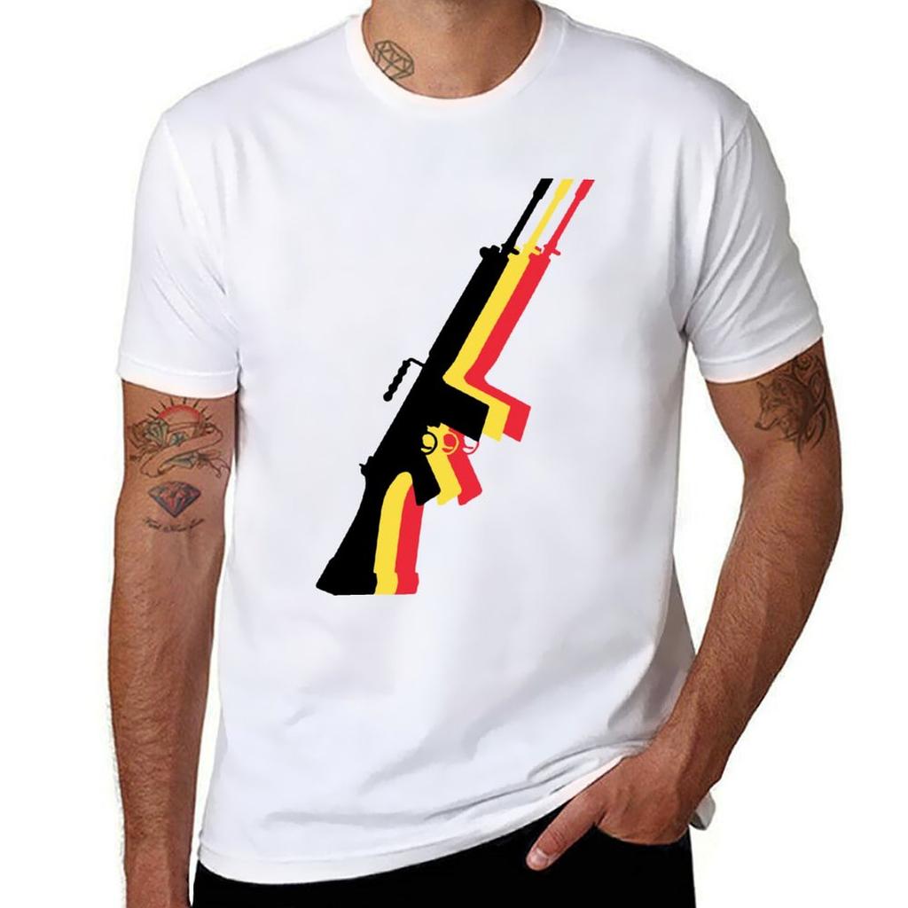FN FAL - The Right Arm of the Free World (textless Version) T-Shirt Plus Size Clothes Plus Sizes Plain Summer Tops Men's T-shirt