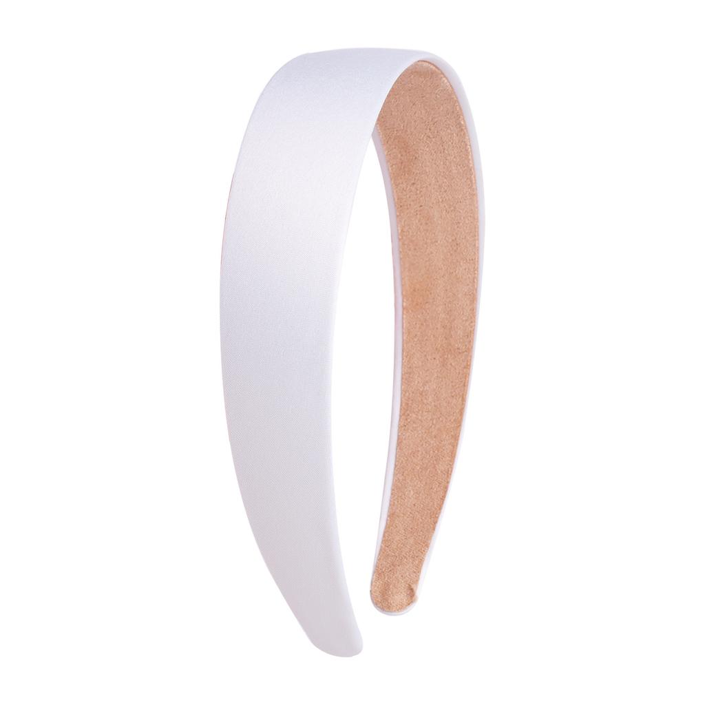 Colorful Satin Wide-brimmed Headband Retro Handmade DIY Hairpin Women's Simple Headband Hair Accessories