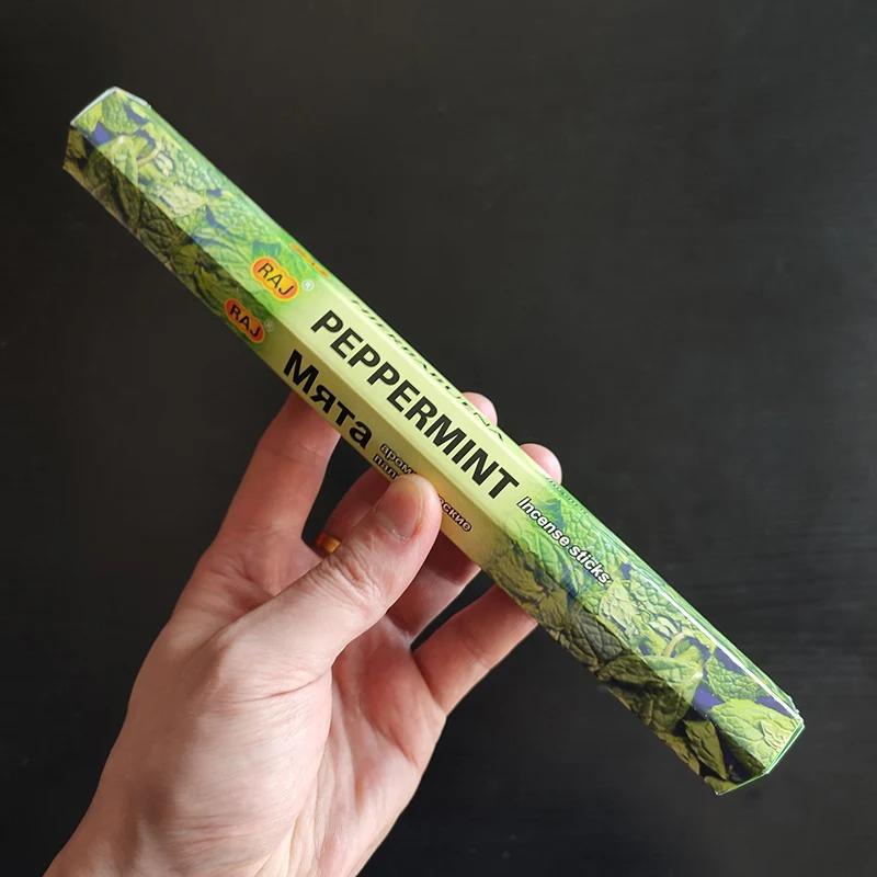 Y 20 Varillas/caja Incienso Indio Salvia Blanca Lavanda Aromaterapia LÍNEA PALO SANTO Varilla de Incienso Hogar Dormitorio Baño Fragancia para el Hogar Tibetano