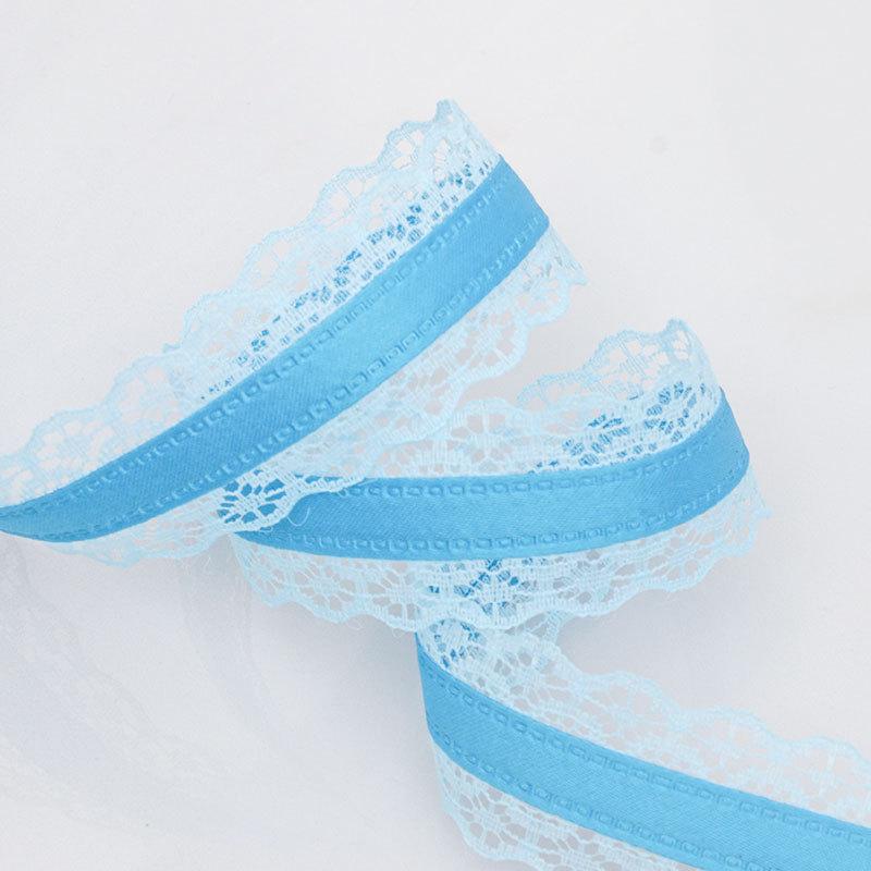 

Элегантная и изысканная 3 см однотонная кружевная лента для одежды, свадебных аксессуаров, цветочного букета, подарочного банта, кружевной ленты с оборками, поделки, изготовление лент 3cm*10 Yards