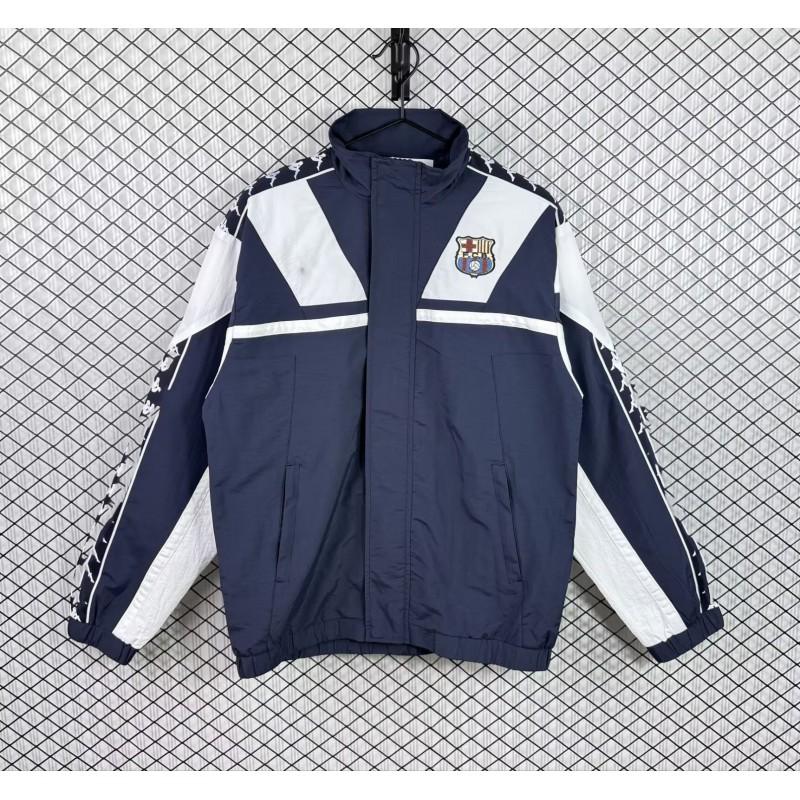 Maglia da Calcio Stile Vintage Giacca Sportiva Casual da Adulto Giacca a Vento Tutto