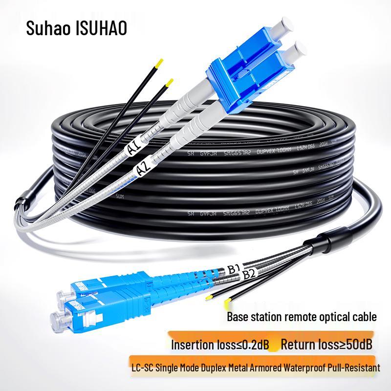 

Outdoor Armored Single-Mode Fiber Optic Patch Cord