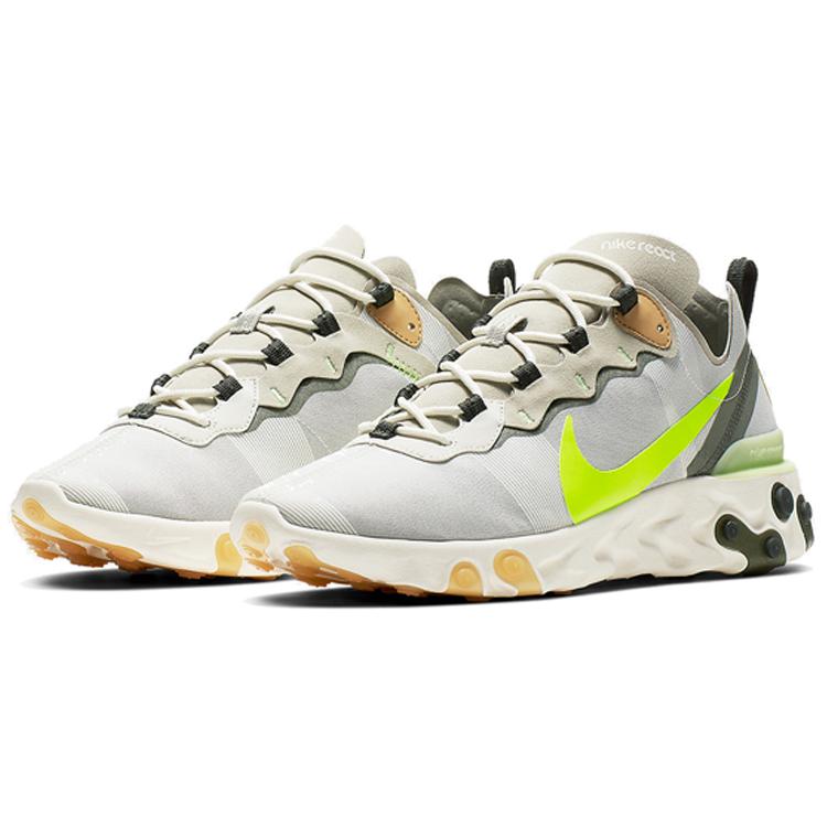 New Nike React Element 55 Spruce Volt BQ6166-009