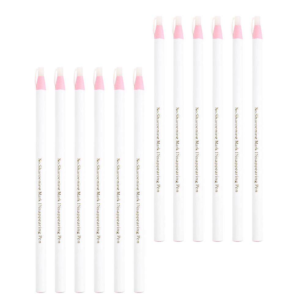 12pcs Pack Fabric Invisible Erasable Pen Tailor Dressmaker Craft Marking Sewing Accessories