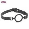 Funny Mouth Silicone with Bondage Soft BDSM Strap Gag Mouth Ring Adult Fetish Sex Tool