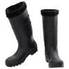 VidaXL Bottes de pluie noir taille 38-46 PVC