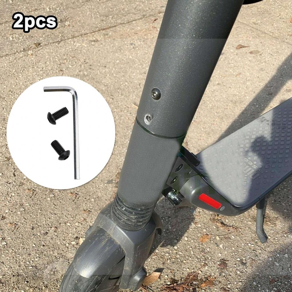 Replace Screws Tool Black W/Wrench Electric scooters Pole to Base mounting