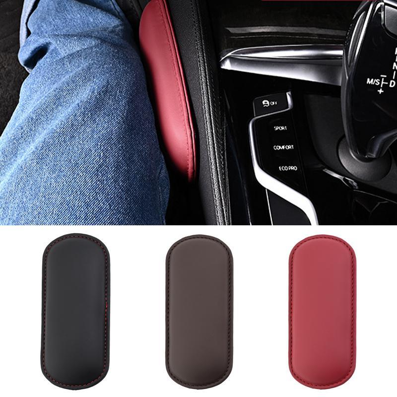 Car Arm Rest Elbow Pads Elbow Leg Support Cushion Car Knee Cushion Soft Leather Elbow Rest Pillow For Car