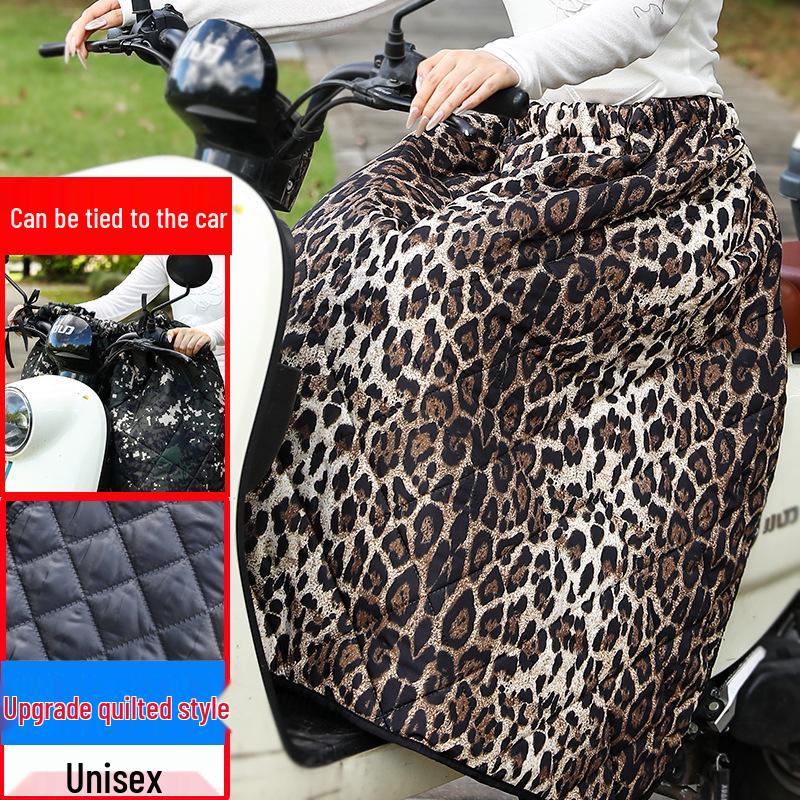 Electric Car & Motorcycle Windproof Skirt: Autumn/Winter Waterproof Warm Knee Pads for Adults & Children