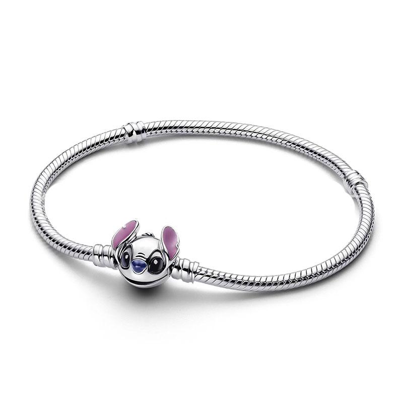 Best-selling 925 Sterling Silver Heart-shaped Crown Snake Bone Chain, Perfect for the Original DlY Bracelet! Ladies' Birthday Fa