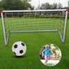 Indoor Outdoor   Children Foot  Soccer Goal Post Net Set with   Pump Kids Sport Toy