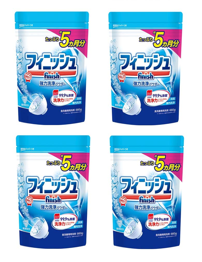 

Finish dishwasher detergent powder refill 660g 146 x 4 pieces [Bulk purchase] (approximately times)