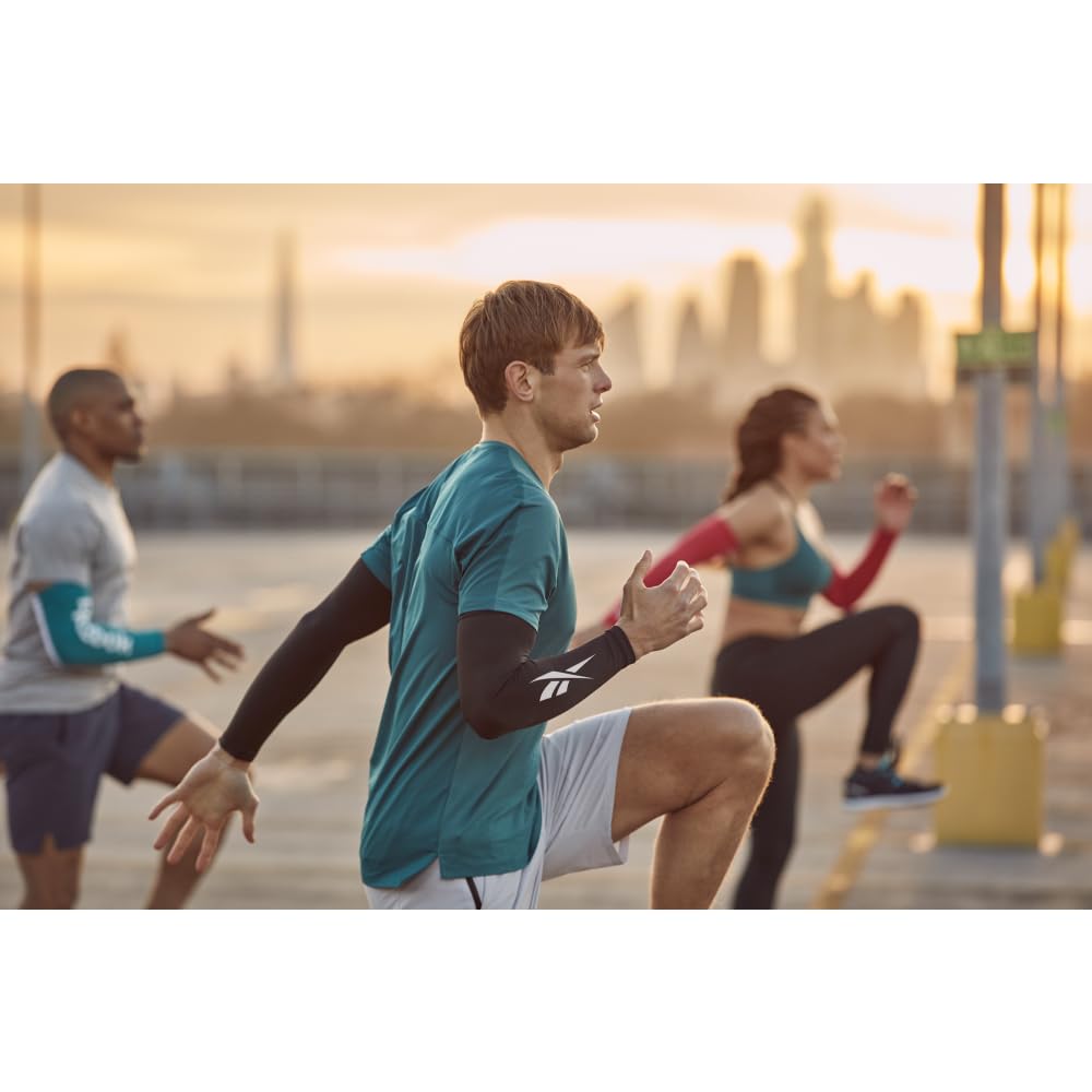Compression Arm [Reebok] Sleeves-Black-S/M Black/S/M