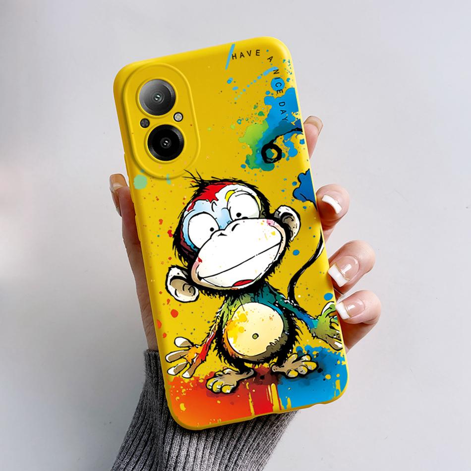 

Case For Oppo Realme C67 4G Phone Cases Cute Bear Cartoon Frog Soft Silicone Shockproof Back Cover Shell For RealmeC67 4G Funda Realme C67 4G