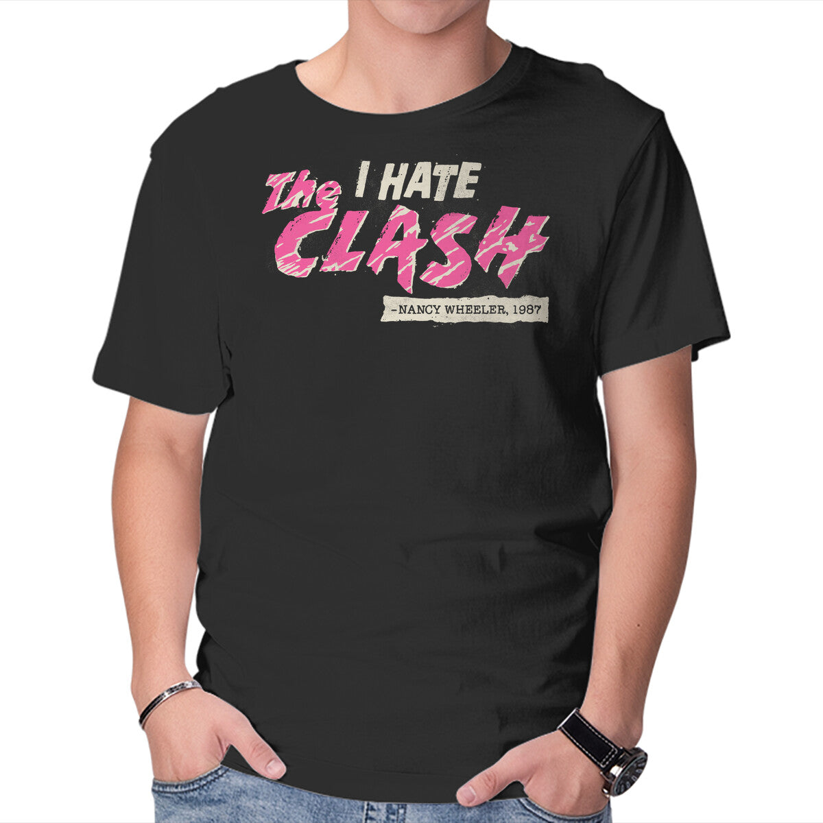 Unisex Crew Neck T-Shirt I Fought The Truth Graphic Short Sleeve Casual Tee L
