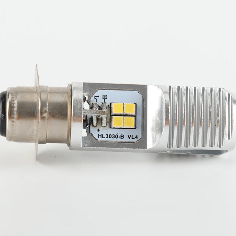 1pcs Motorcycle Headlight Bulb P15D LED Scooter Light T19 4LED Beam Light Lamp Bulb Motorcycle Auxiliary Lights Led Headlight