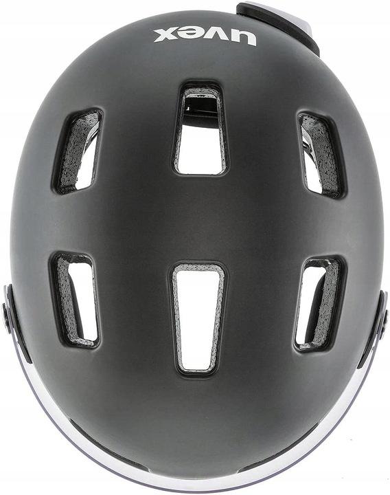 Kask Uvex Rush Visor Srebrny R. 55-58 Cm