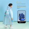 Raincoat for Children, Boys and Girls, Primary and Secondary School Students, with a Special Backpack Compartment, Long Full-Body Rain Poncho for