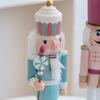 Christmas Nutcrackers Ornament, Wood Christmas Nutcrackers Soldier Figures Standing Decorations for Christmas