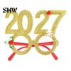 Parent-child Holiday Accessory Hair Hoop, Non-Slip Headband with Adjustable 2027 Digital Star And Number Design, Comfortable Elastic for Christmas New