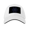 Sacred Geometry Blue Flower Of Life Baseball Cap Designer Hat Hat Unisex For The Sun Sunhat Hats For Women Unisexs