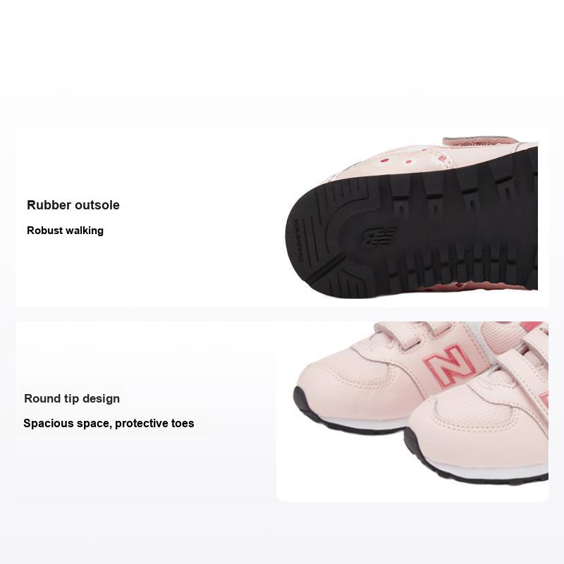 New Balance NB 574 Series Retro Casual Low-Top Running Shoes Baby Sneaker Pink Orange IV574FS1