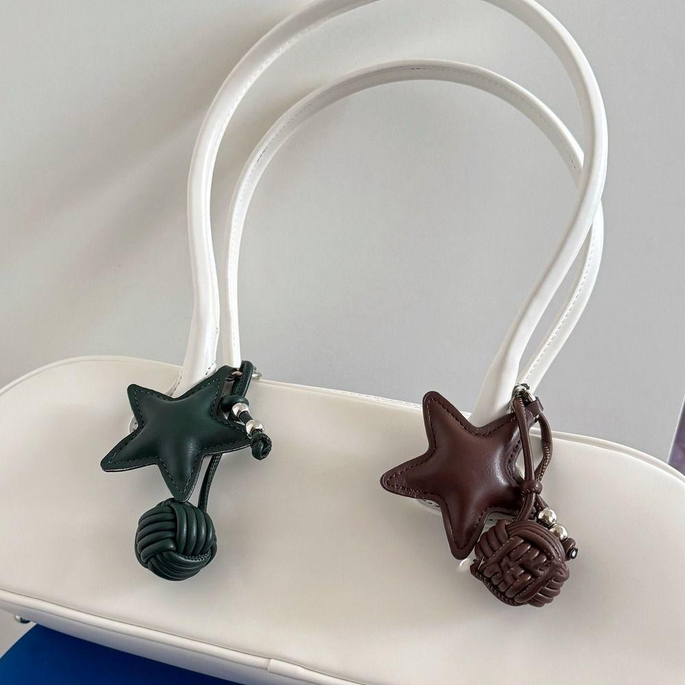 

Брелок звезда кулон мобильный телефон кулон плетение брелок рюкзак украшение розовый