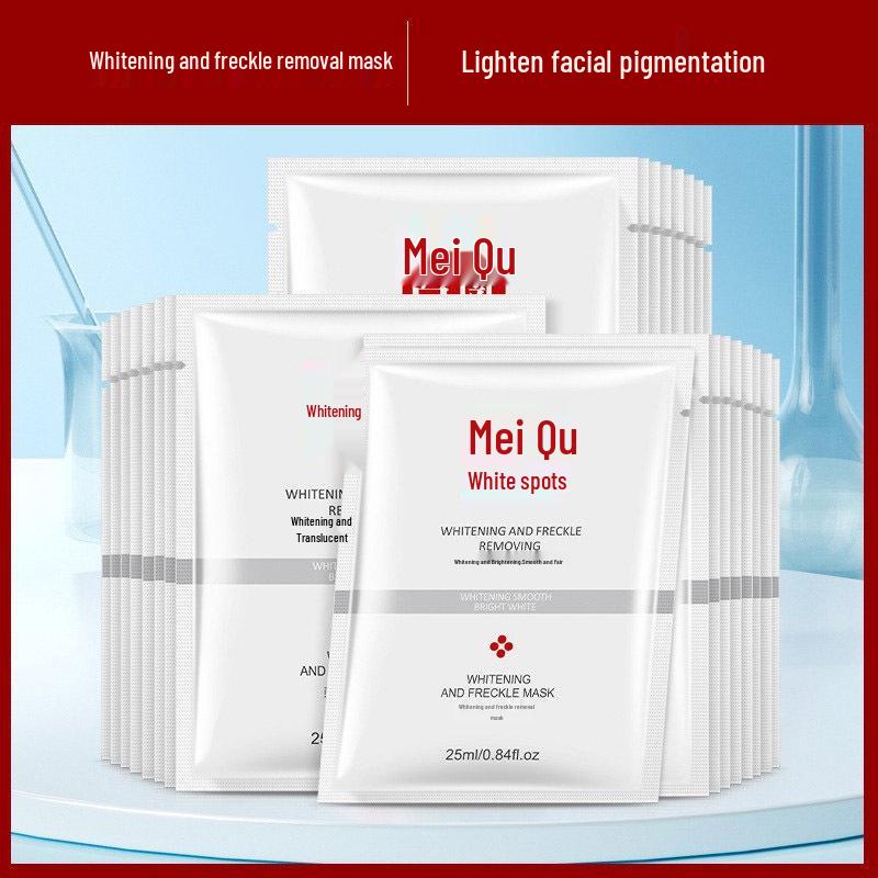 Hada Labo Niacinamide Whitening & Freckle Removal Mask: Hydrate, Nourish, Firm, Lighten Freckles, and Brighten Skin.