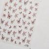 Gradient White Pink Butterfly Flower Shiny Stars Chic Spring Petal 5D Soft Adhesive Nail Art Stickers Decorations Manicure Decal