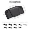 CAER Car Sun Visor Glasses Holder Premium PU Leather Wear-Resistant Sunglasses Protective Box Auto Eyeglasses Storage Case Clip
