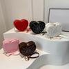 Yogodlns Fashion Spider Web Heart Shaped Shoulder Bag Women Chain Crossbody Bag Korean Personalized Mini Women's Handbag Lipstick Purse