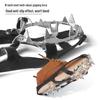 Ramponi da Ghiaccio in Acciaio Inossidabile a 18 Denti per Scarpe - Ramponi Antiscivolo per Neve, Fango e Arrampicata