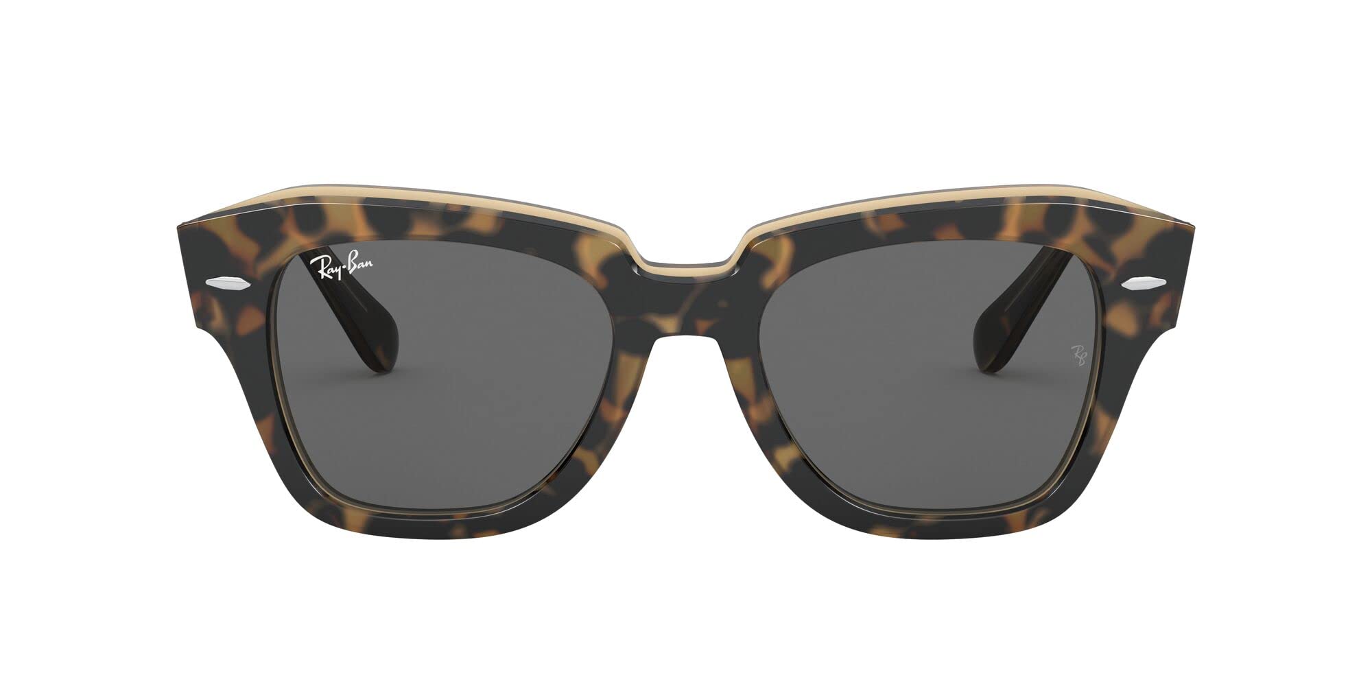 

Sunglasses 0RB2186 STATE STREET HAVANA ON TRANSPARENT GREY LENS 52 Ray-Ban BROWN/DARK