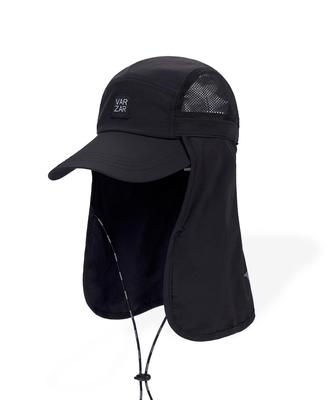 Bajal Reflecting Logo Sunshield 2-Way Camp Cap Black