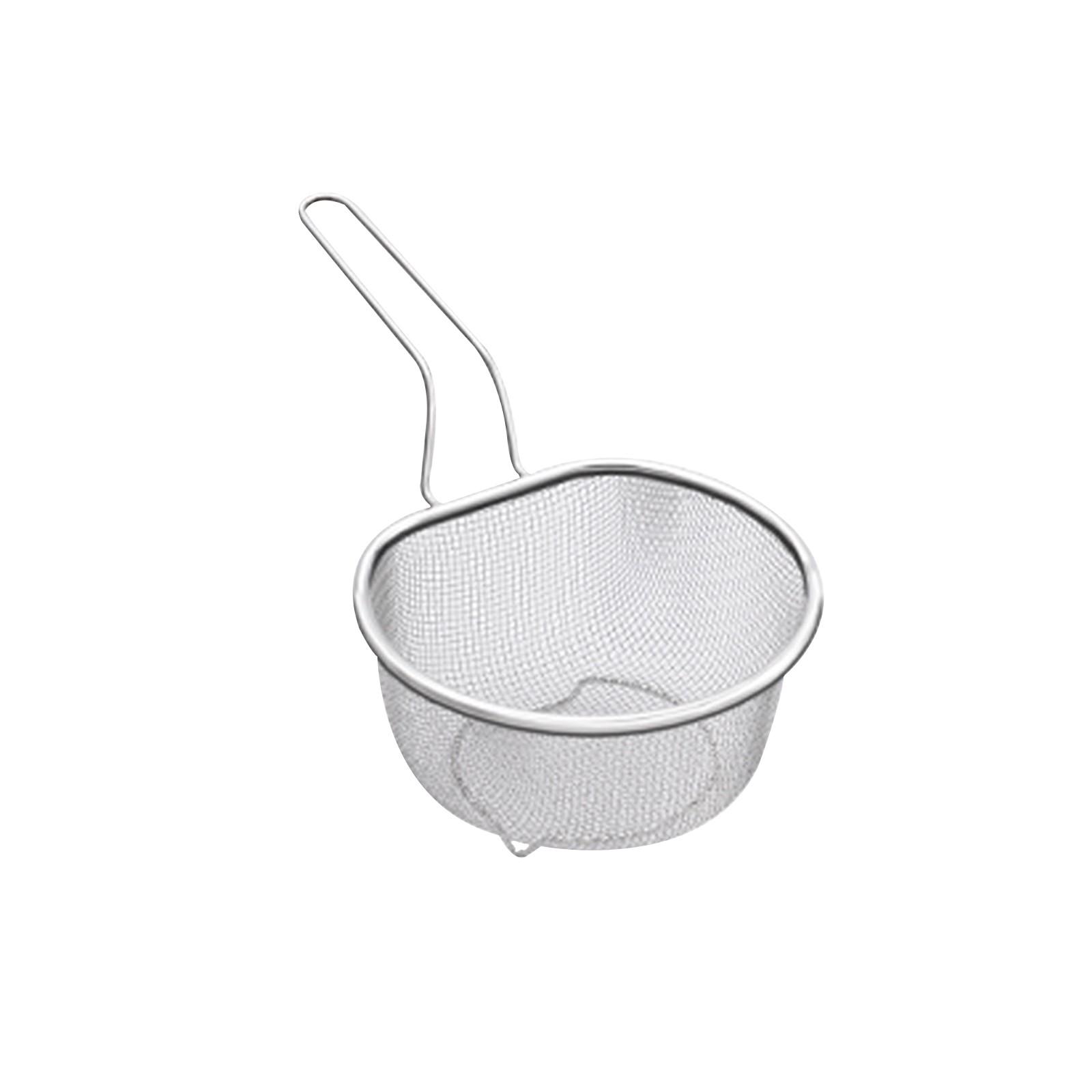 

Кухонный хот-пот Шумовка Кухонное сито Многофункциональное совковое сито для лапши Картофель фри Нержавеющая сталь One Size