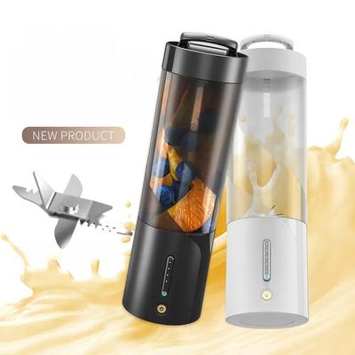 Przenośny Blender Osobisty do Koktajli i Smoothie z 6 Bardzo Ostrymi Ostrzami, Mini Blender 450ml Ładowany przez USB
