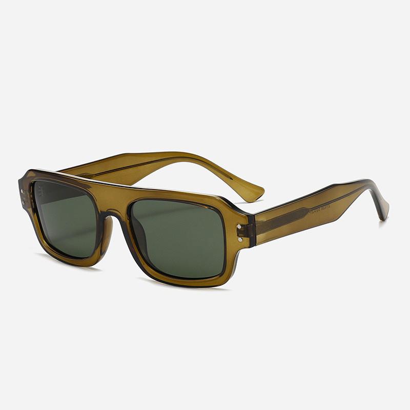 Leopard Print Square Sunglasses For Women And Men With Polarized Tac Lenses Uv400 Outdoor Fashion