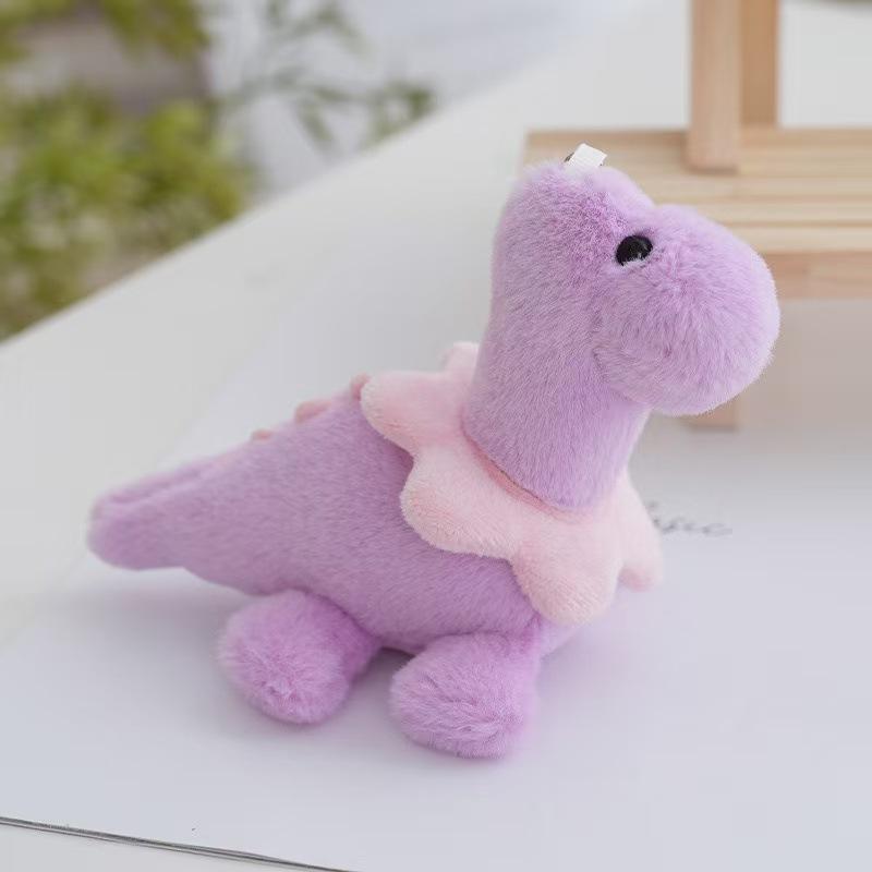 8-Inch Wedding Dinosaur Plush Toy - Cute Interactive Claw Machine Doll