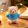 Holiday Celebration Party Supplies Christmas Tomato Bear Squeeze Toy for Stress Relief, Cute TPR Decompression Relief Toys Adults Figure with Festive