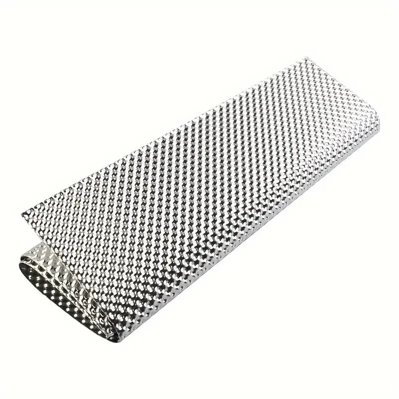 300X500mm Osłona Termiczna Wydechu Kolektor Wydechowy Wytłaczana Aluminiowa Osłona Termiczna Kolektor Turbo Wydechy Akcesoria do Samochodów Elektrycznych