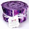 Soimoi 40 ks Bavlněné předřezané látky s potiskem Tie Dye na patchwork, řemeslné proužky 2,5x42 palců Jelly Roll -