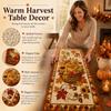 Pumpkin Print Decorative Tablecloth for Living Room Dining Table