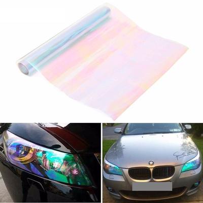 Car Fog Light Headlight Taillight Smooth Transparent Vinyl Color Film Sticker US