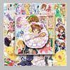 50 Anime Cardcaptor Sakura Cartoon Graffiti Stickers for Suitcase, Car, Refrigerator
