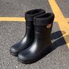 Wholesale Factory Men Anti-slip Waterproof Fashion Rain Shoes Rain Boots