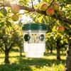 Hanging Wasp Trap Reusable Fruit Fly Trap Eco-friendly Detachable Plastic Hornet Trap with Two Entrances for Garden Orchard Effective Insect Control