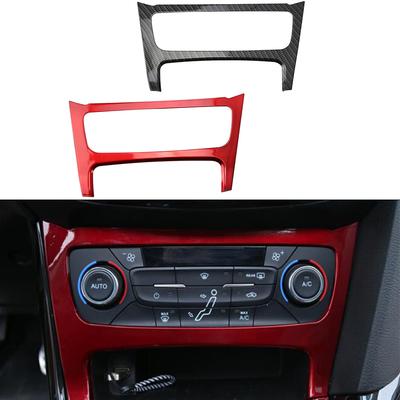 Car Center Console Air Conditioning AC Switch Panel Sticker Decoration Cover Trim for Ford Focus 3 MK3 2015-2018 LHD Accessories