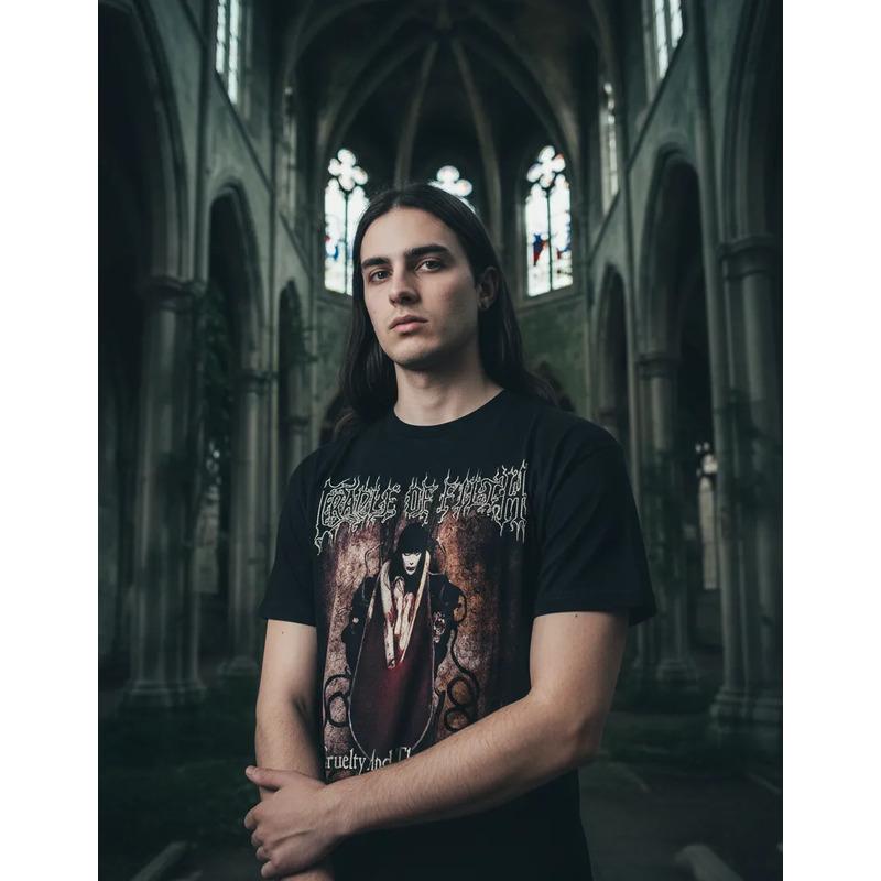 Camiseta Negra Cradle Of Filth Cruelty And The Beast 2021 Fr S разноцветный